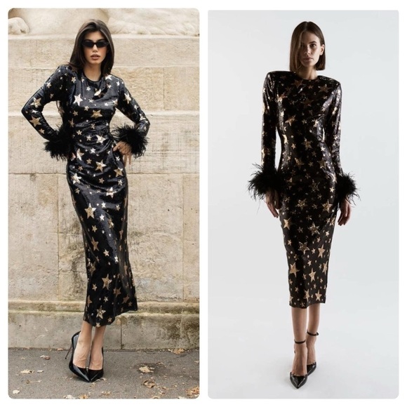 The New Arrivals By Ilkyaz Ozel Veronique Sequin Dress - Picture 1 of 12